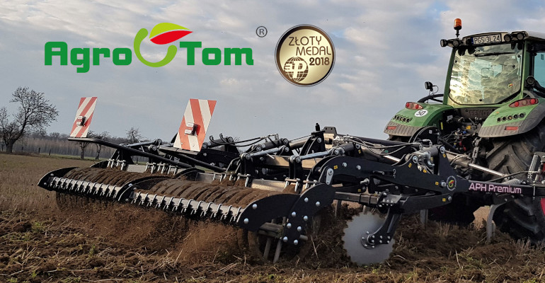 Agro-Tom baner maszyna rolnicza